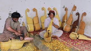 The Art of Making a Rabab by Skilled Craftsman |  Traditional Crafting