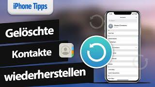 [Tutorial] iPhone/iPad: Gelöschte KONTAKTE schnell wiederherstellen