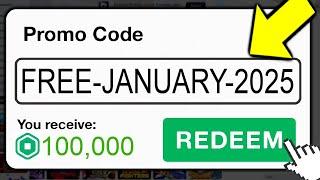 This *SECRET* Promo Code Gives FREE ROBUX! (Roblox January 2025)