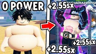 #1 LEADERBOARD PLAYER Makes Me STRONGEST PLAYER in Roblox Gym League..