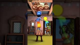 LITTLE KRISHNA 3D GAME ||vs PUTNA  #cartoon #littlekrishna #shorts #shortfeed #mrpankajshorts