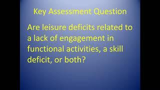 Increasing the Leisure and Recreational Skills of Persons with ASD