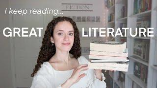 I keep reading GREAT books - brilliant classics, inspiring non-fiction, and stunning poetry
