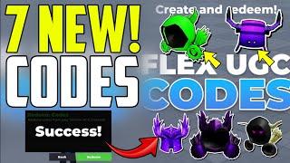 ️UPDATE!!️ ALL WORKING CODES FOR FLEX UGC IN 2024 - ROBLOX FLEX UGC CODES