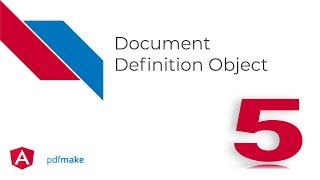 Generating and previewing PDF in Angular 10 - Document Defintion Object