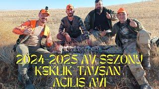 2024-2025 Keklik Tavşan Sezonu Açılış Avımız. Partridge Hunting 2024.