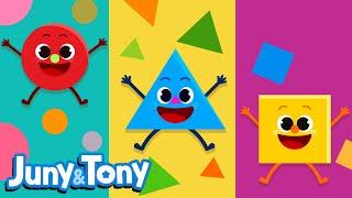 Shape Game | Shape Songs for Kids | Finding Shapes | Preschool Songs | JunyTony