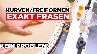 Komplexe Formen einfach fräsen - Kurvenlineal für die Oberfräse schnell selber machen