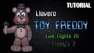 Tutorial Llavero Toy Freddy en Porcelana Fria | FNaF 2 | Toy Freddy Charm Polymer Clay Tutorial