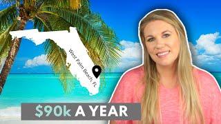 Living on $90k a year in West Palm Beach, FL | Budget with Real Numbers