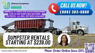 Same Day Dumpster Rental Service - Tamiami, Florida - Roll Off Dumpster Rentals