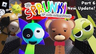 3D Sprunki RP And Animations [PART 6, New Update] : roblox mascot gameplay walkthrough