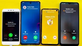 Outgoing, Incoming Madness Calls Xiaomi Redmi 4X + Umiio P60 Ultra + Samsung Galaxy S10E + Poco C40