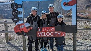 Going down the fastest zip line in the world @zipworldUK