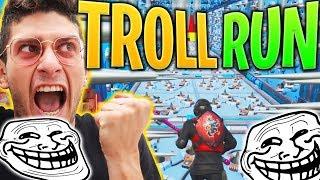 PARKOUR TROLL RUN SU FORTNITE !! AIUTATEMI