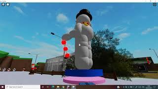 Snowflake spinning disco snowman (Roblox)