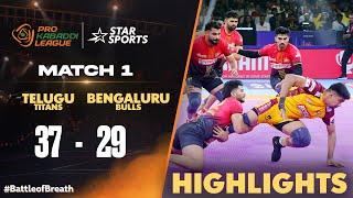 Hi Flyer Pawan Sehrawat guides Telugu Titans to opening win | #ProKabaddiOnStar 2024 HIGHLIGHTS