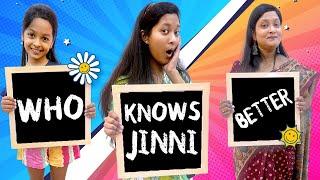 Who Knows Jinni Better??? | Mom VS Sister | Cute Sisters