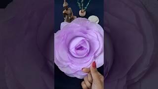 How To Make A Flower With A Tissue Paper | ️🫰 #diy #yt #rose #tissuecraft #tissuepaperflower