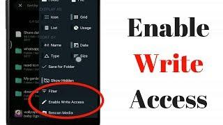 [Fixed] Enable Write Access Permission In Android Device Without Root | TecHelper