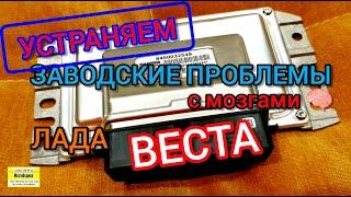 Лада Веста. Устраняем заводские проблемы ПО М86 8450032549. Улучшаем динамику. Прошивка Euro 2, ВАЗ.