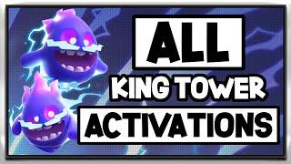 [2.9] ALL Electro Spirit King Tower Activations! Clash Royale Guide