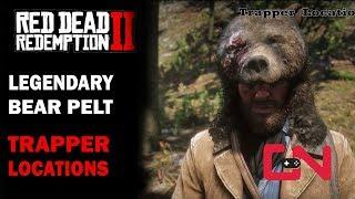 Red Dead Redemption 2 - Legendary Bear Pelt & Trapper Locations