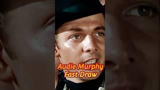 Audie Murphy - Fast Draw, Ride a Crooked Trail! #shorts #youtubeshorts