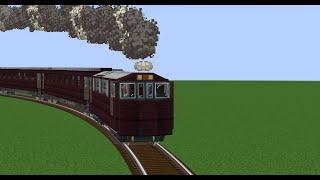 How to build a Simple Danish DSB MY diesel locomotive | Minecraft Create turtorial