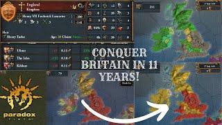 CONQUER BRITAIN IN 11 YEARS!   How to play as Scotland? EU4 Guide Gameplay #eu4 #europauniversalis