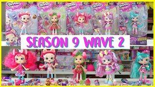 Shopkins Season 9 Wild Style Wave 2 Shoppies Peppa mint, Valentina Hearts, Pippa melon, Candy Sweets