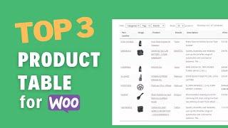 Best WooCommerce Product Table (2024 update)