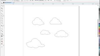 Рисуем в CorelDRAW облако