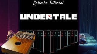 【EASY Kalimba Tutorial】Undertale from "Undertale"