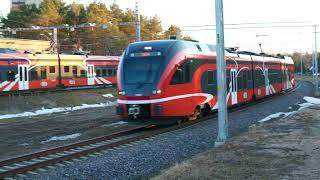 Elron diisel- ja elektrirongid Pääskülas #4K #elron #trainspotting #intercity #railway #Estonia