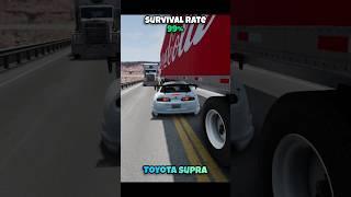 Chance of survival with different vehicles #beamng #beamngdrive #game #gaming #satisfying #car #cars