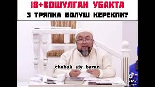 Шейх Чубак ажы.Төшөк маселеси