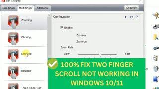 Fix Two Finger Scroll Not Working on windows 10/11