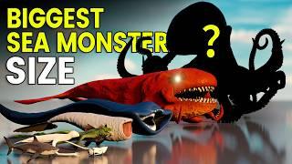 Biggest Sea Monsters Size Comparison | BLOOP Vs EL GRAN MAJA Vs KRAKEN