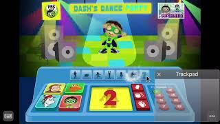 Dash’s dance party - flash game - gameplay