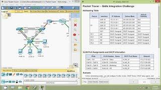 8.3.1.2 Packet Tracer - Skills Integration Challenge