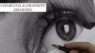 Imagine - Hyperrealistic Drawing Timelapse - Graphite & Charcoal