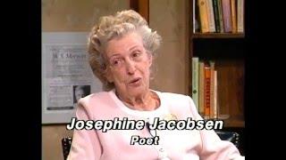 The "post-cocious" poet, Josephine Jacobsen