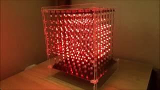 WS2812b 8X8 led cube