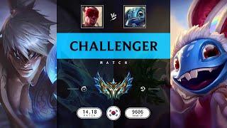 Challenger Match: Super Lee Sin vs Super Fizz - KR server Patch 14.18