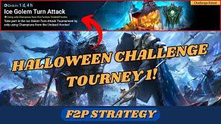 My F2P Strategy for the Undead Horde Ice Golem Tourney! | F2P Strategy | RAID: Shadow Legends