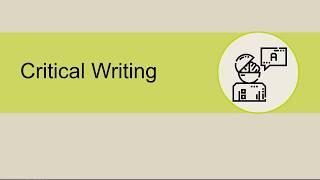 Critical Writing