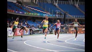 Tina Clayton comments on her 10.95 World U20 Championships gold medal peformance.