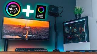 Sync Asus Aura With Razer Chroma | Control Asus Aurasync With Razer Synapse 3!