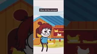 an annoyed chicken!  (animation memes) #4k #shorts